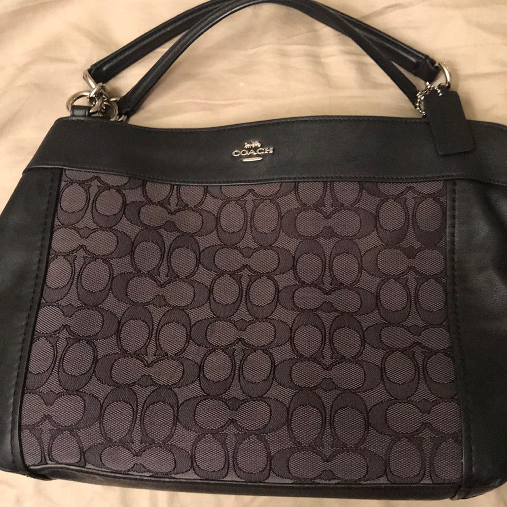 Coach black handbag